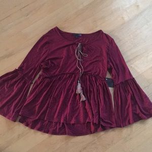 long sleeve cute top